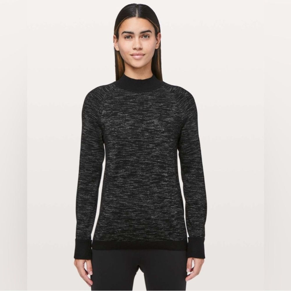 Lululemon Soft Shine Crewneck Sweater Cashmere Blend women’s size 8